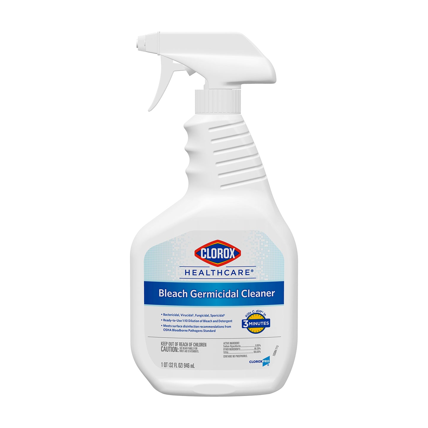 10260 Clorox Healthcare Bleach Germicidal Cleaner (32 oz)