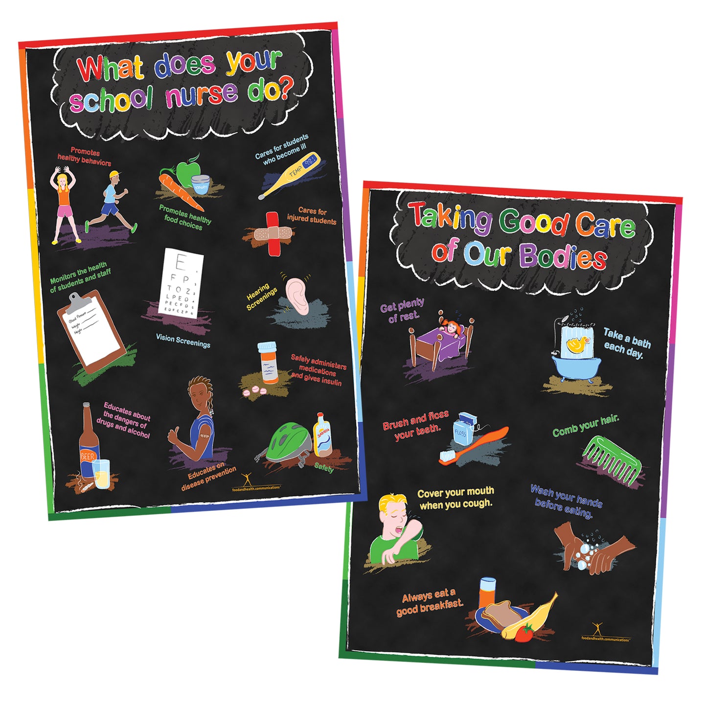 School Nurse Exam Room Poster Set (2-ct)