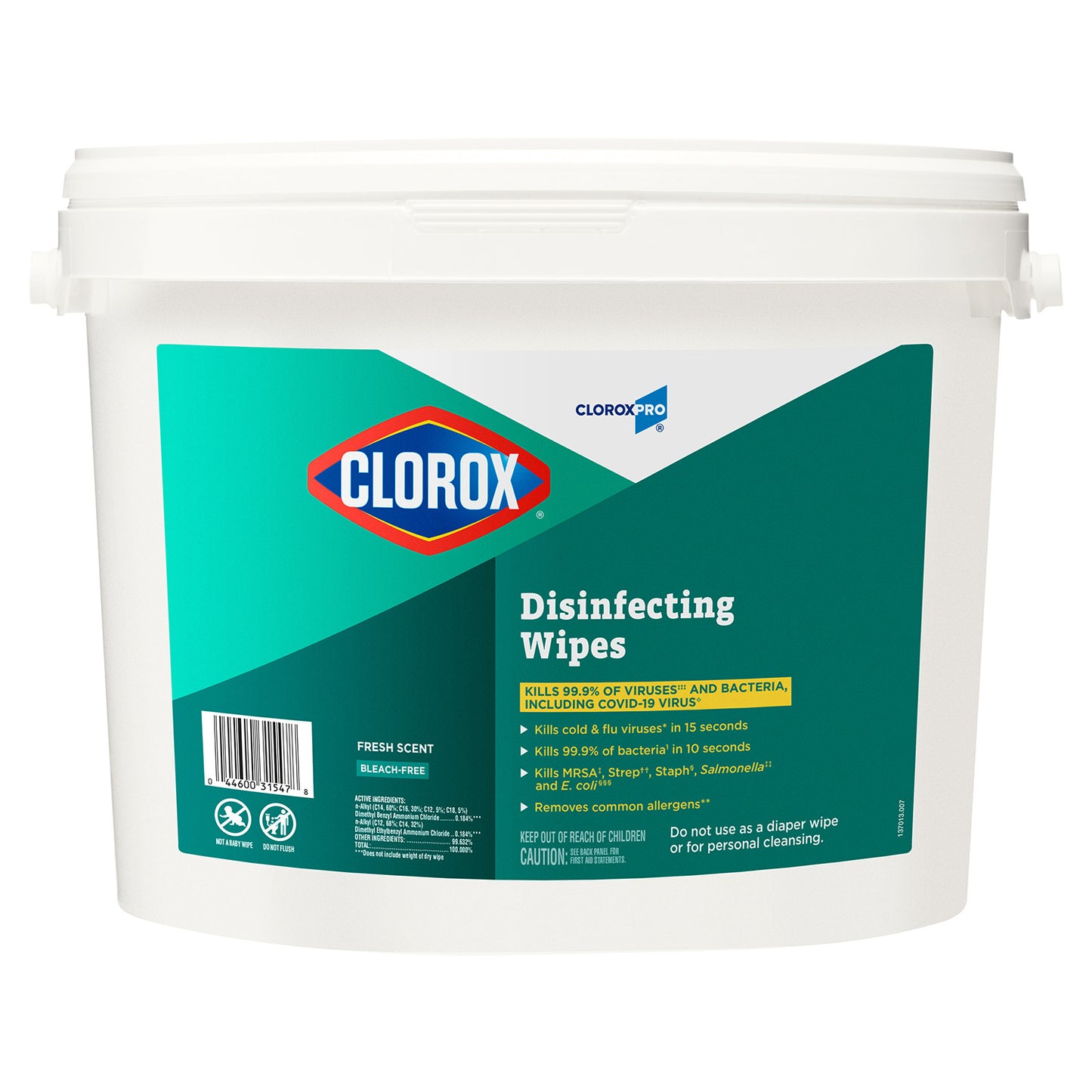 Clorox Pro Disinfecting Wipes Tub (700-ct)