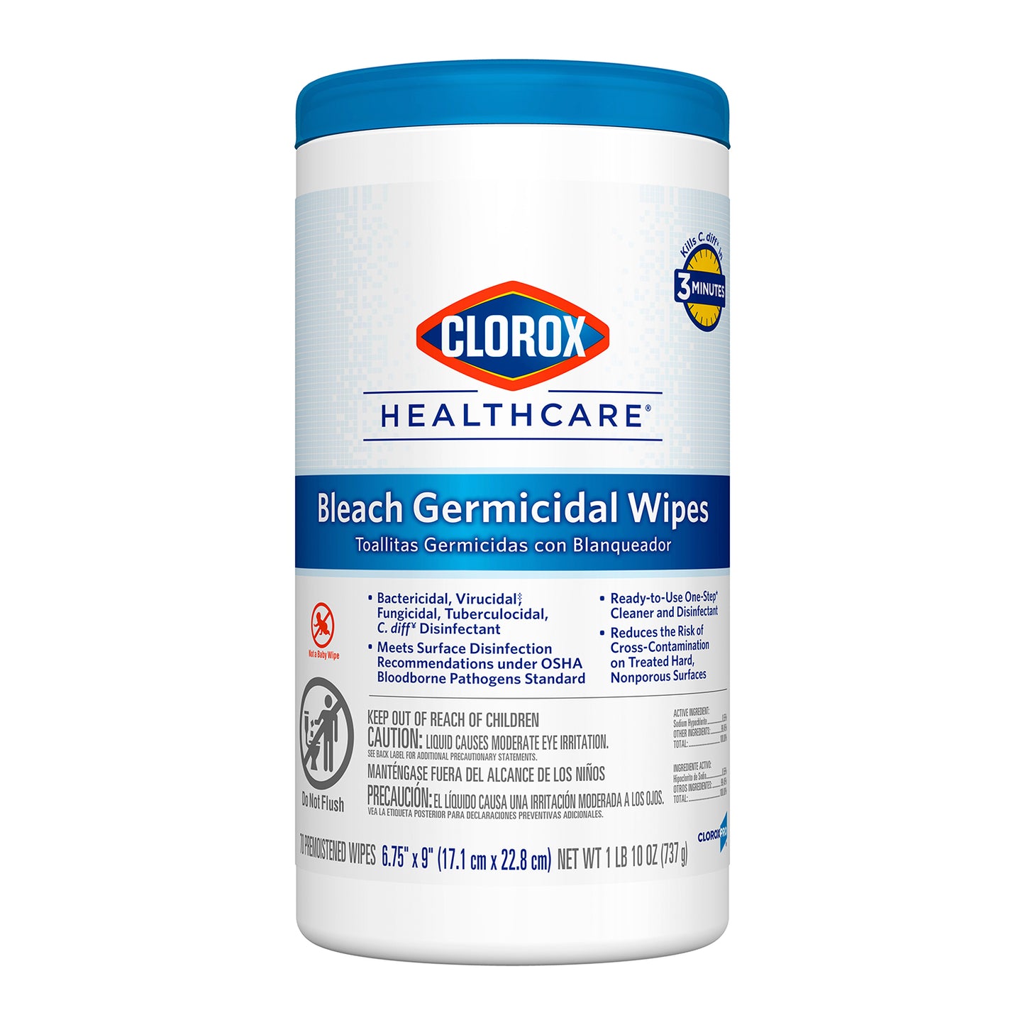 16862 Clorox Bleach Germicidal Wipes (70-ct)