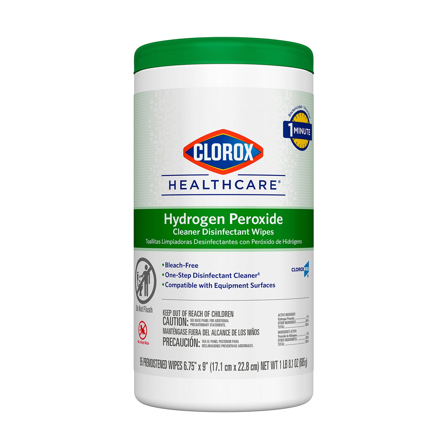 16867 Clorox with Hydrogen Peroxide Cleaner Disinfectant Wipes (95-ct)