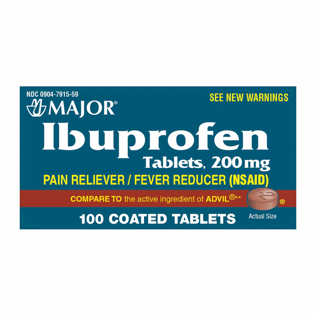 Ibuprofen Tablets - 200 mg (100-ct)