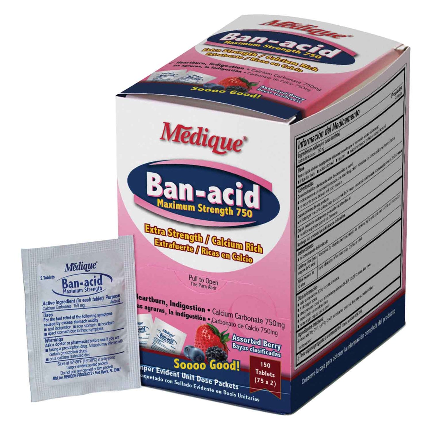 Ban-Acid Maximum Strength Tablets (150-ct Unit Dose)