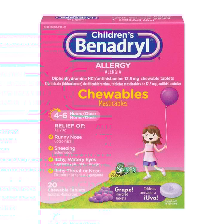 Children's Benadryl Allergy Chewables (20-ct)