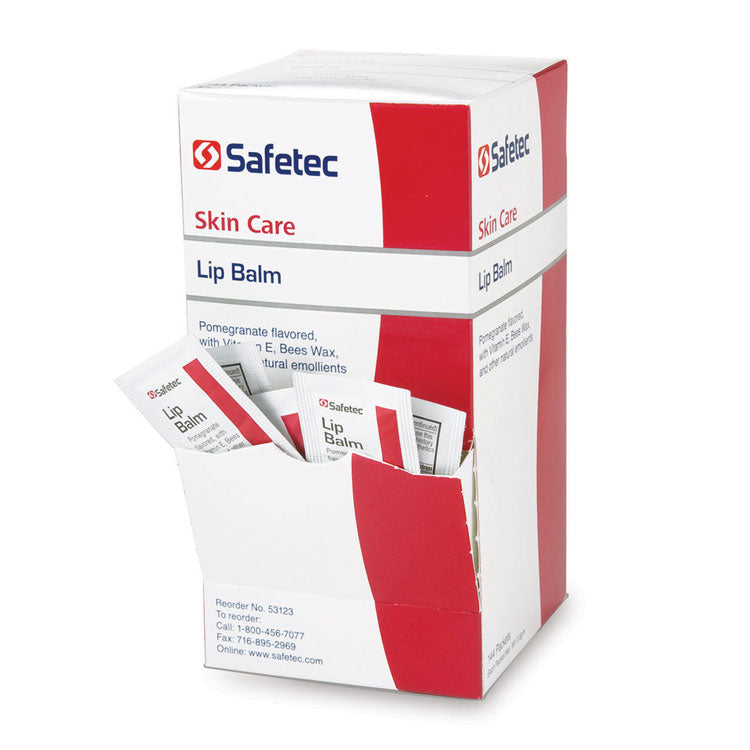 Safetec Vitamin E Lip Balm - Pomegranate (144-ct Unit Dose)