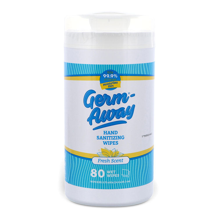 Germ-Away Antibacterial Hand Wipes - (80-ct)