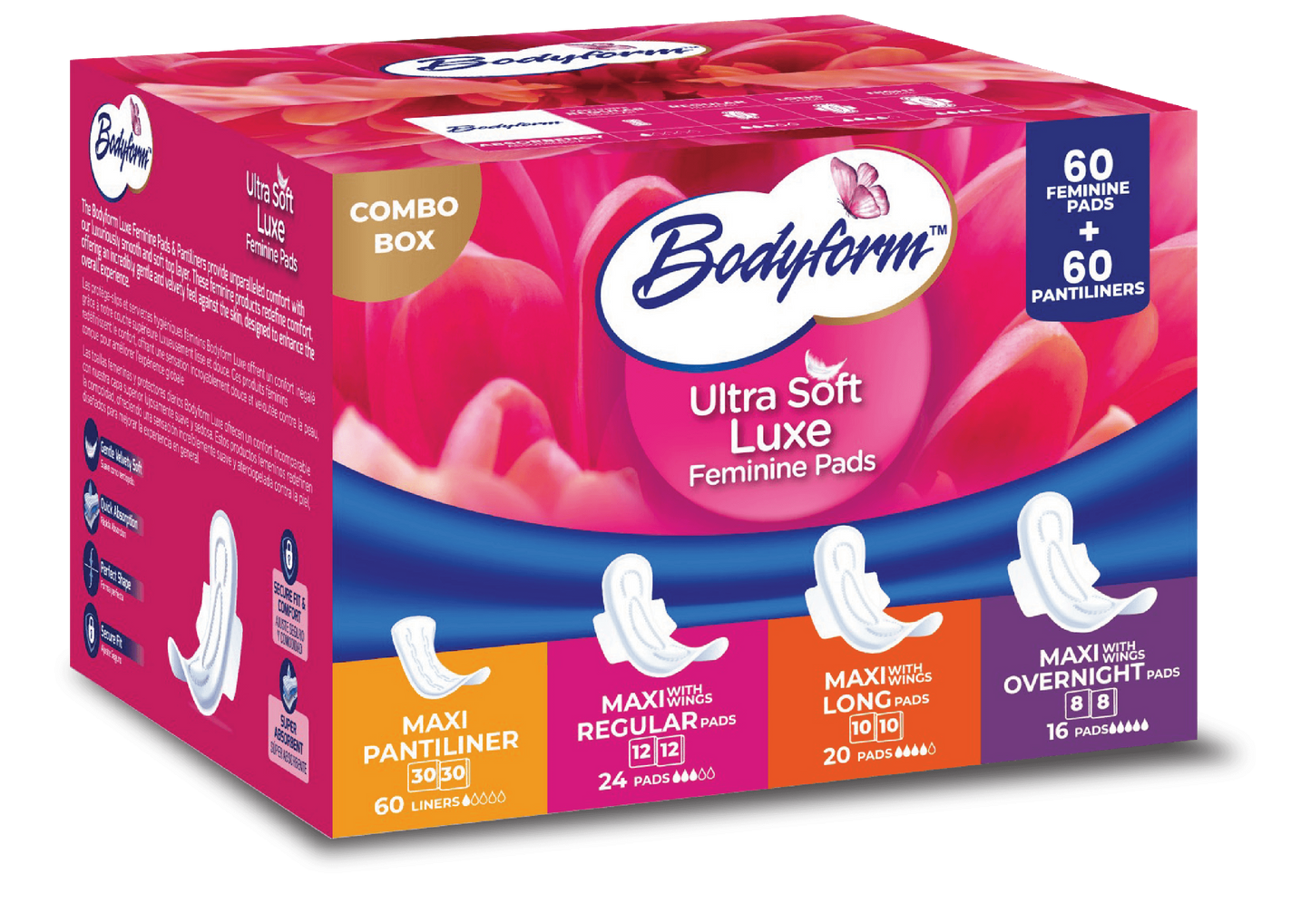 Bodyform Maxi Combo Box (120-ct)