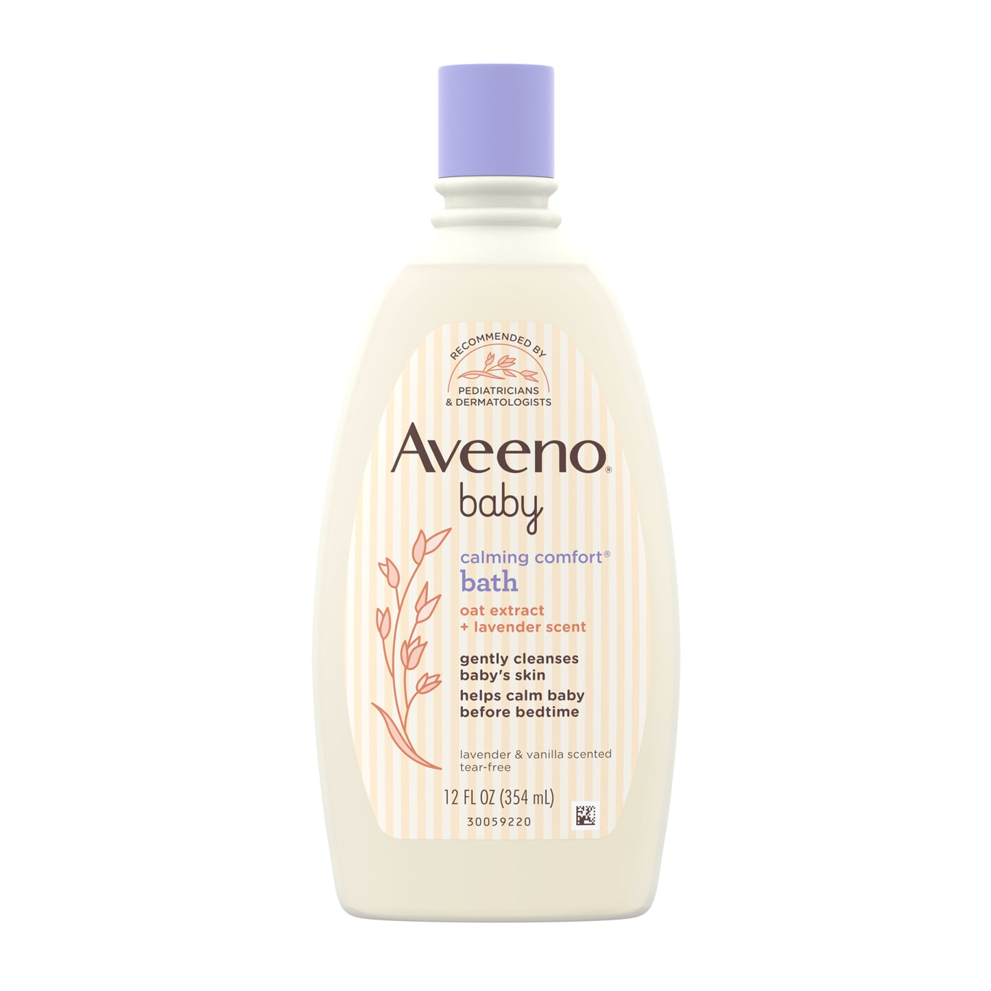 Aveeno Baby Calming Comfort Bath and Body Wash (12 oz)