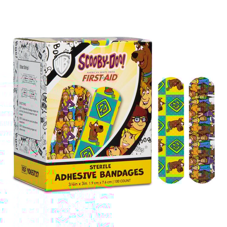 Scooby Doo Adhesive Bandages - 3/4" x 3" (100-ct)