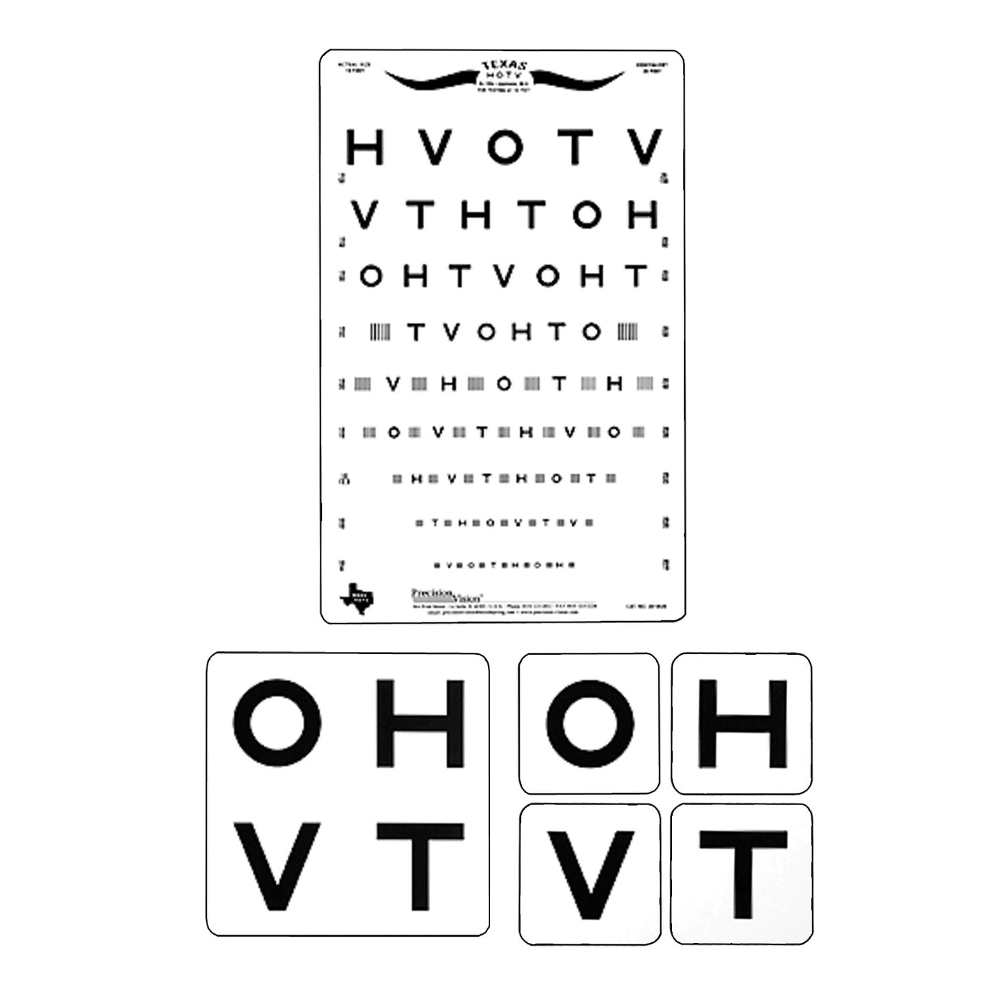662019 10 ft: Texas Approved HOTV (9 Line) Chart