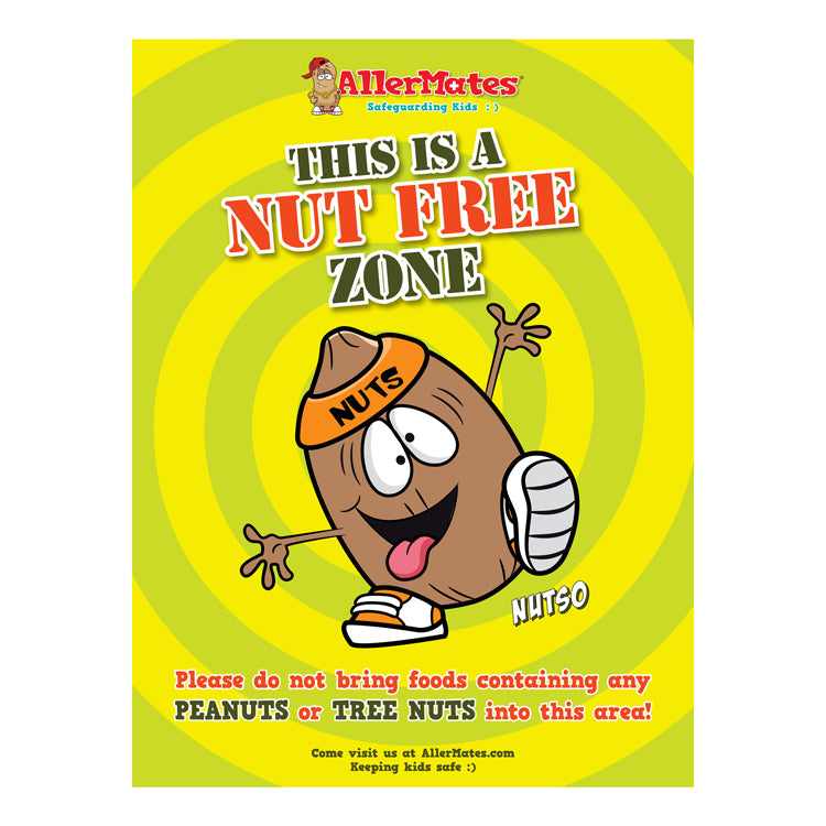 This Is A Nut Free Zone Poster – School Nurse Supply this-is-a-nut-free-zone-poster-school-nurse-supply