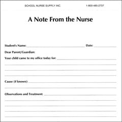 Nurse Forms & Pads