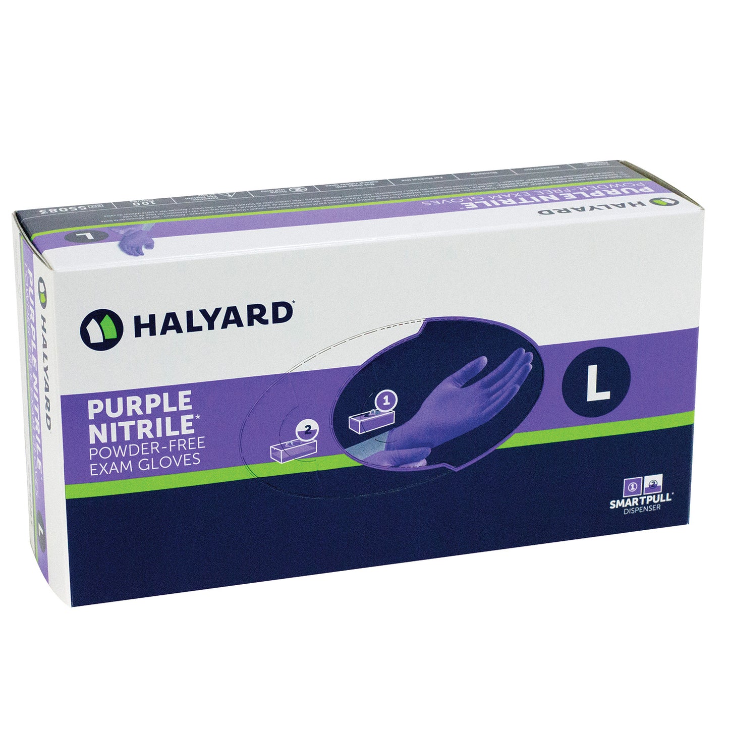 Halyard Purple Nitrile Powder-Free Exam Gloves - X-Large (90-ct)