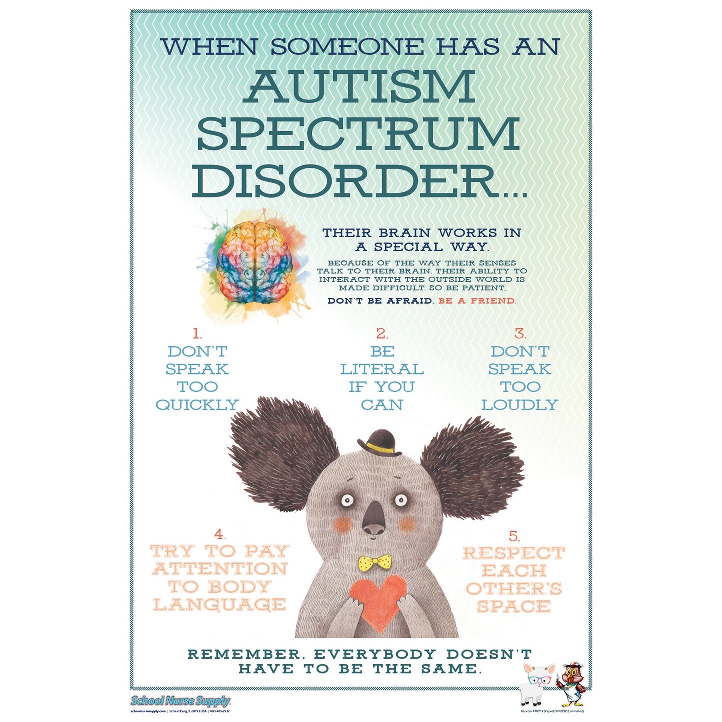 SNS Well-Rounded Poster Series - Autism Spectrum (Paper)