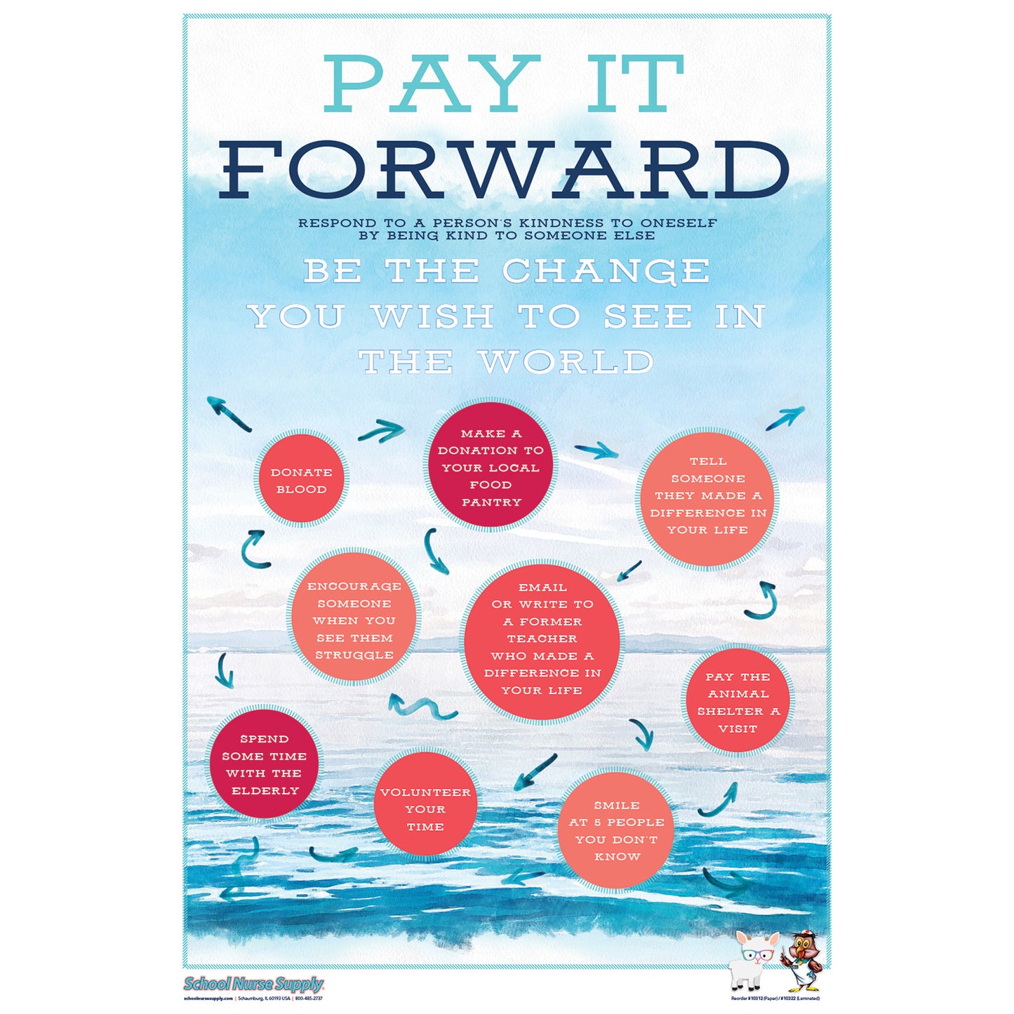 SNS Kindness Poster Series - Pay It Forward (Laminated)