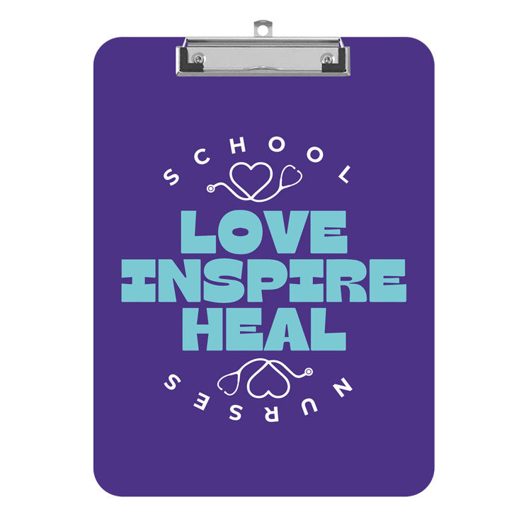 SNS School Nurse Clipboards - Purple