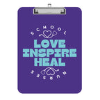 SNS School Nurse Clipboards - Purple