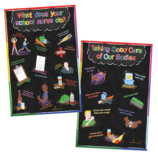 School Nurse Exam Room Poster Set (2-ct)