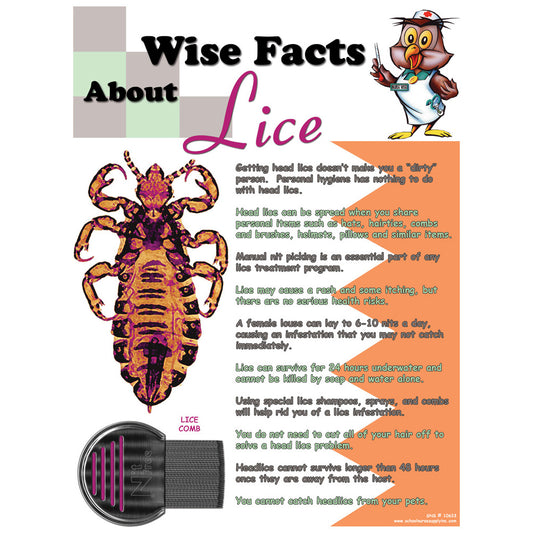 SNS Wise Facts About Lice Poster