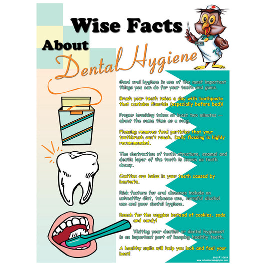 SNS Wise Facts About Dental Hygiene Poster