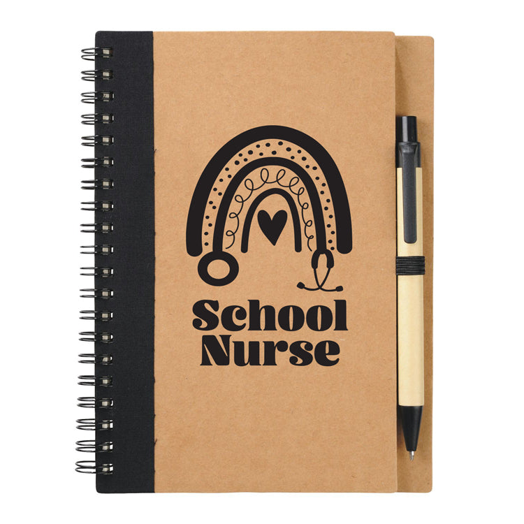 School Nurse Spiral Notebook & Pen