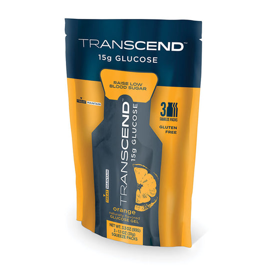 Transcend Glucose Gel, Orange (3-ct)