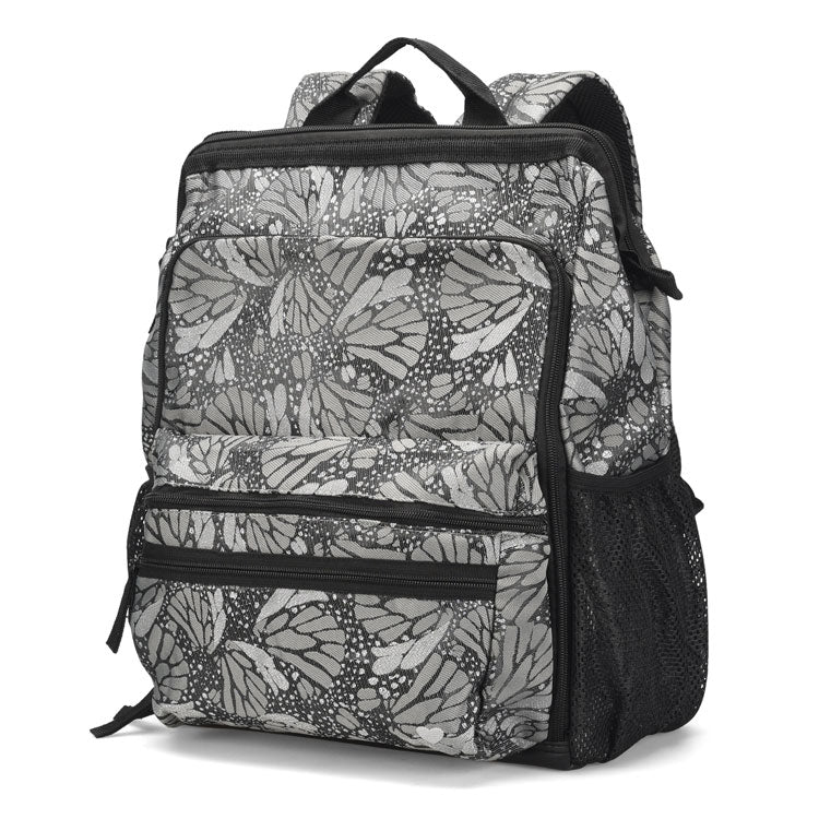 Nurse Mates Ultimate Nursing Backpacks - Jacquard Butterfly