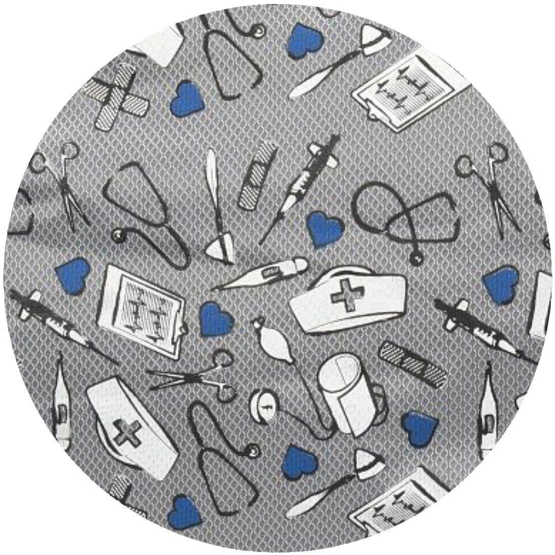 Nurse Mates Ultimate Nursing Bags - Medical Symbols with Blue Hearts