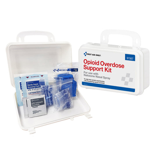 Opioid Overdose Kit, White Plastic