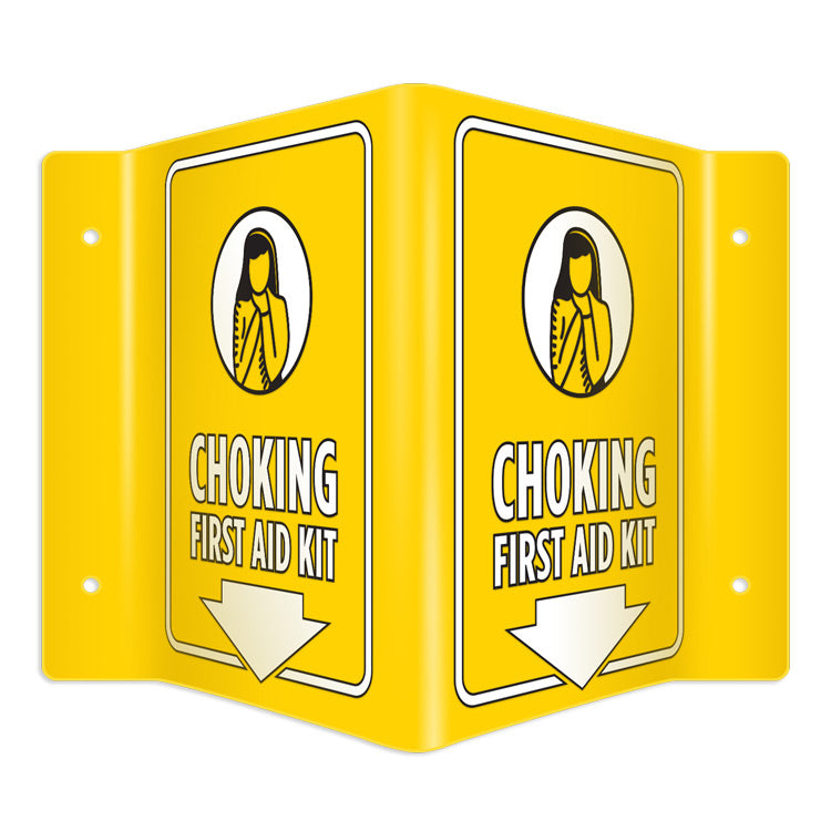3D Wall Sign - Choking First Aid Kit
