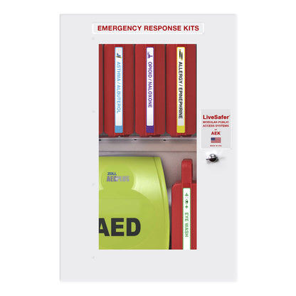 LiveSafer XL Modular Public Access First Aid System with AED Storage