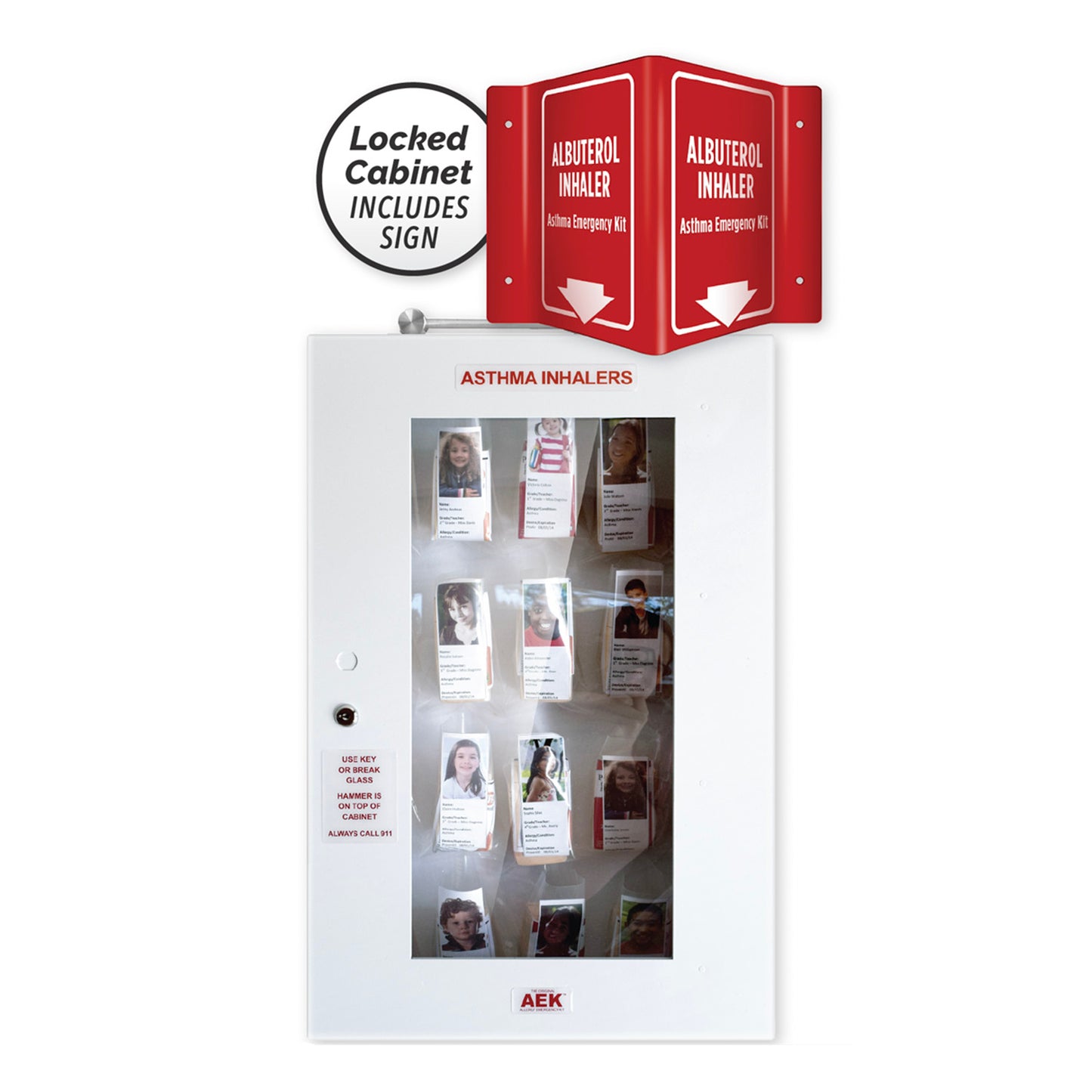 Inhaler 20-Unit Storage Cabinet Kit