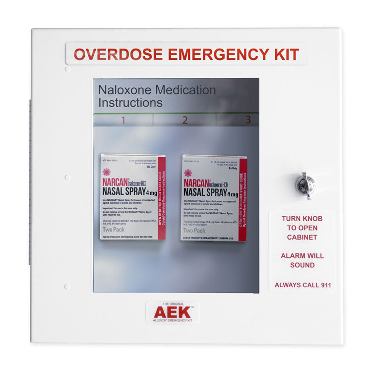 Naloxone/Narcan Overdose Emergency Station - Non-Locking Unit