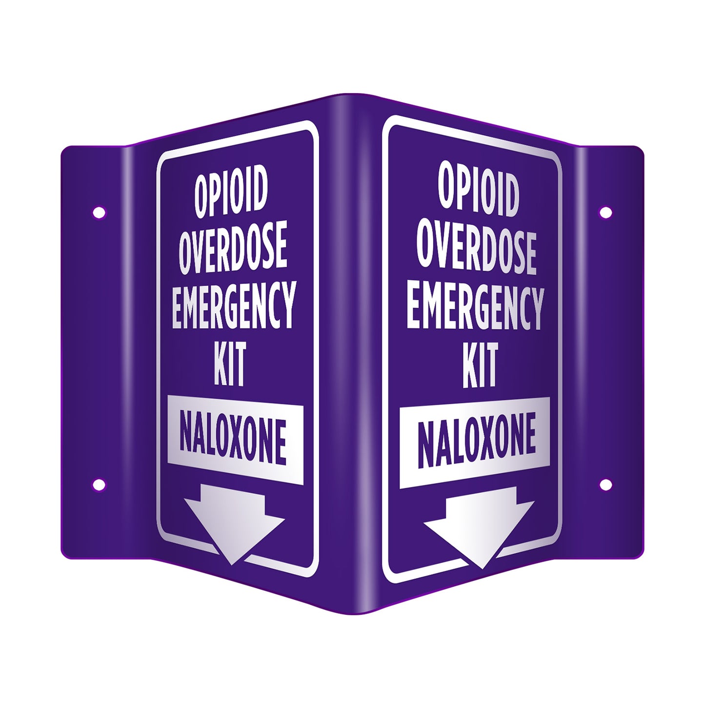 Naloxone/Narcan Overdose Emergency Station - Locking Unit