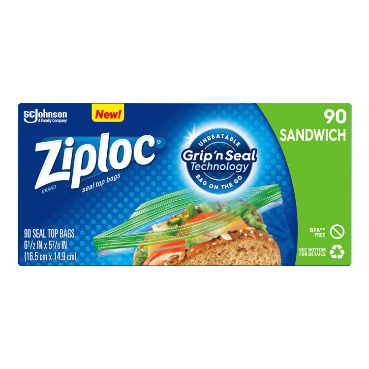 Ziploc Sandwich Bags (90-ct)