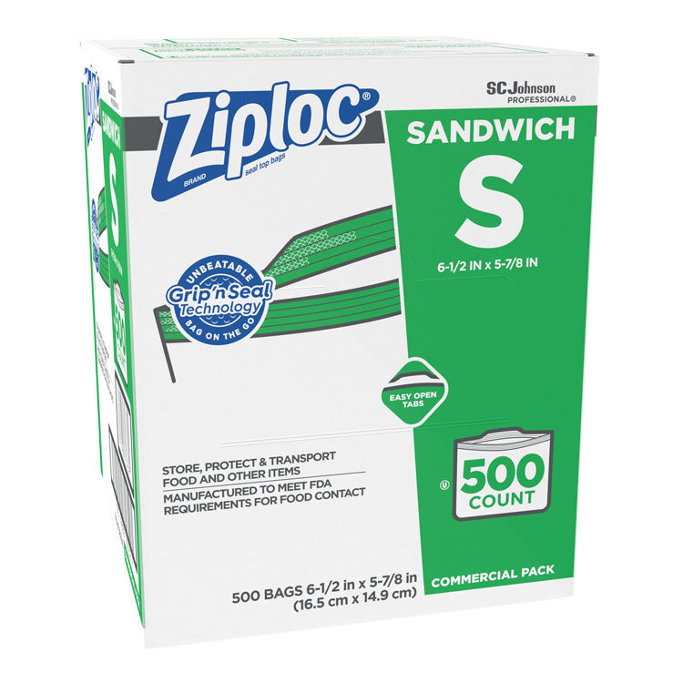 Bulk Ziploc Storage Bags - Sandwich (500-ct)