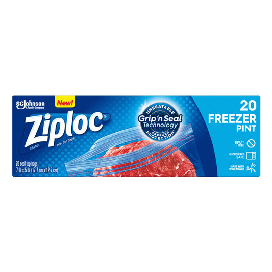 Ziploc Heavy Duty Freezer Bags - Pint (20-ct)