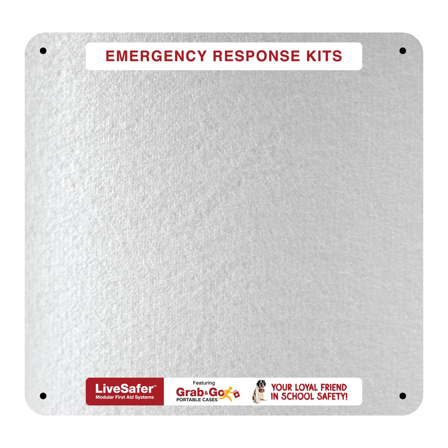 LiveSafer Hanging Wall Panel for Supply Cases - Small