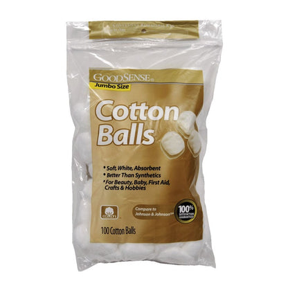 Non-Sterile Cotton Balls - Jumbo (100-ct)