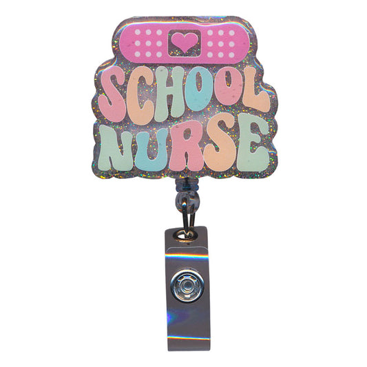 School Nurse Badge Reel