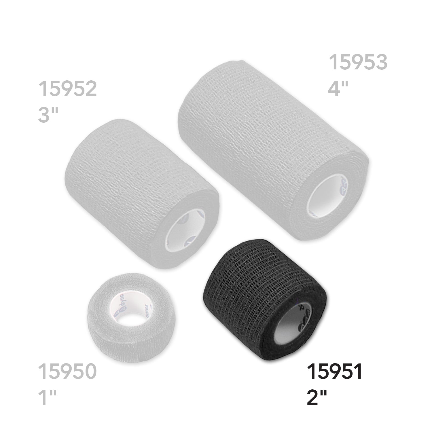 15951 black elastic bandage