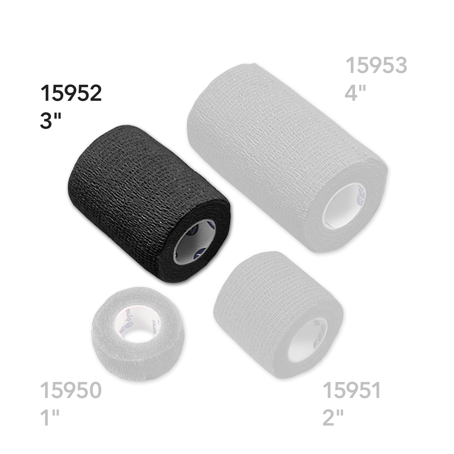 15952 black elastic bandage