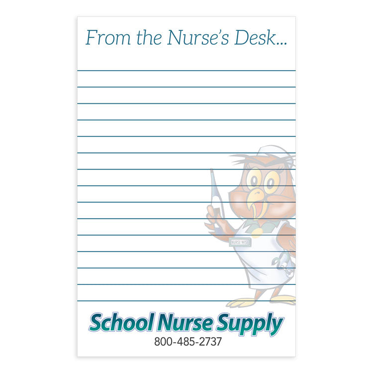 SNS 'From the Nurse's Desk' Nurse Wise Sticky Notepad