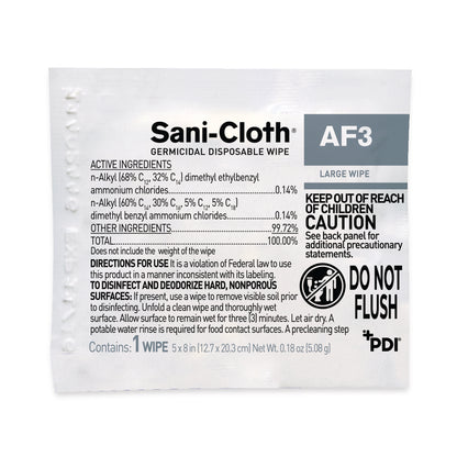 16239 Sani-Cloth AF3 (Alcohol-Free) Germicidal Wipes - Towelettes (50-ct)