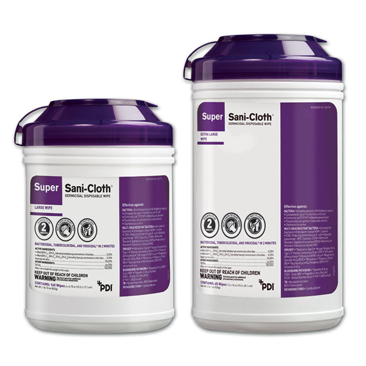 Super Sani-Cloth Germicidal Disposable Wipes
