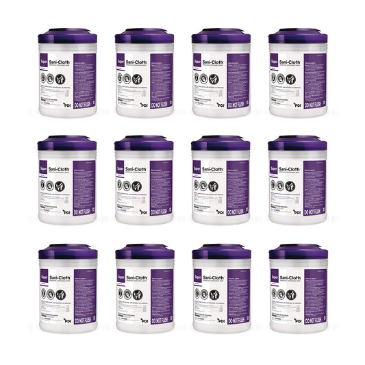 Super Sani-Cloth Germicidal Disposable Wipes - Large (160-ct) **CASE of 12**