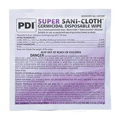 Super Sani-Cloth Germicidal Disposable Wipes - Towelettes (50-ct)