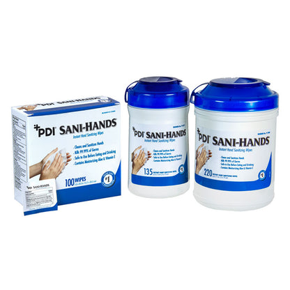 PDI Sani-Hands Instant Hand Sanitizing Wipes (100-ct)