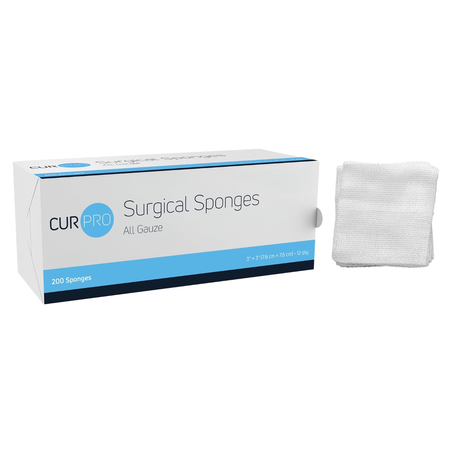 12-ply Non-Sterile Gauze Sponges (200-ct)
