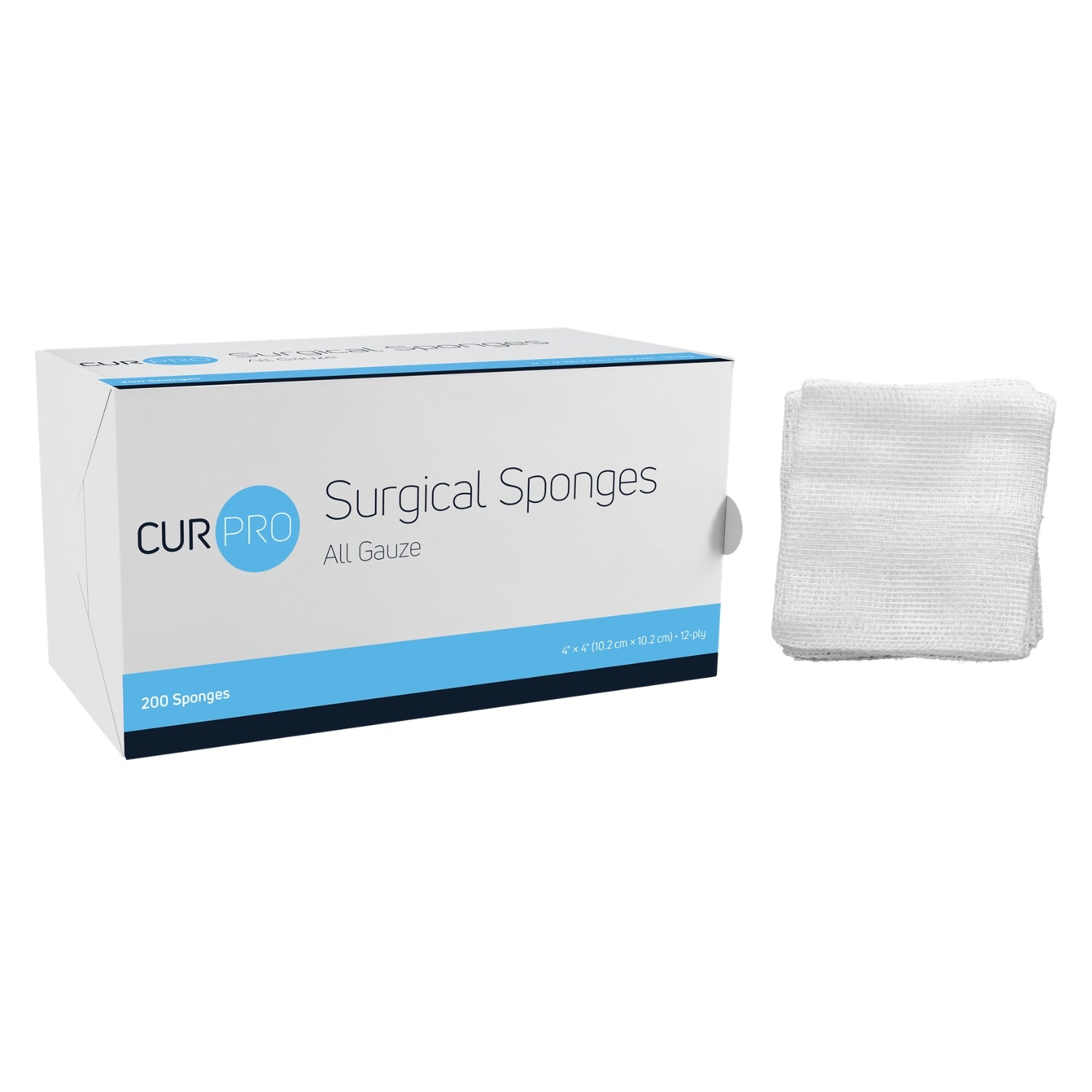 12-ply Non-Sterile Gauze Sponges (200-ct)